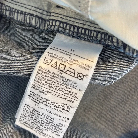 Old Navy high rise wow flare Classic Blue pocket  Jeans size 14 - Picture 6 of 8